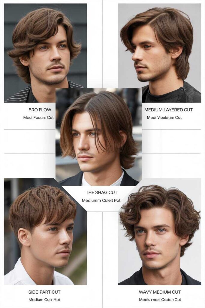 Medium-Length Men’s Haircut Style Names