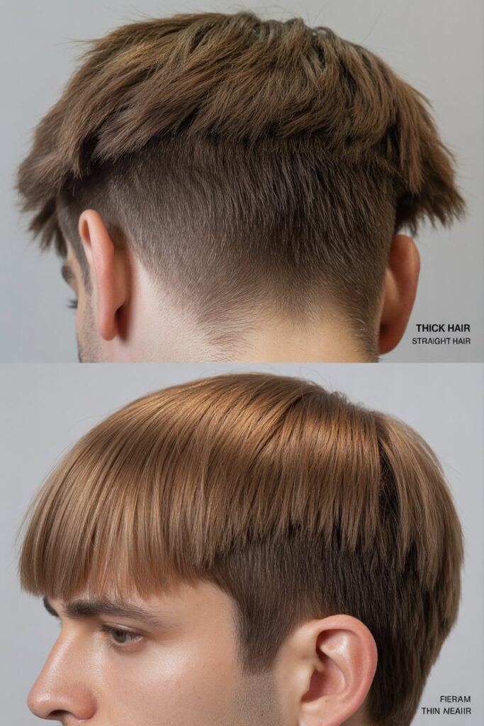 Haircuts for Straight Hair Men Based on Thickness