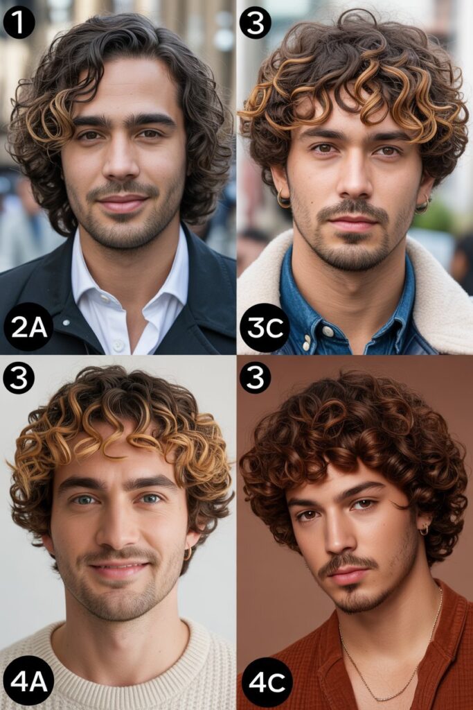 Curly Hair Dye Ideas by Curl Type