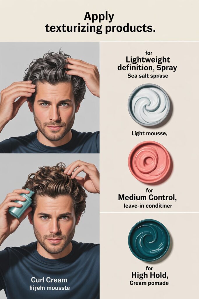 Apply Texturizing Products