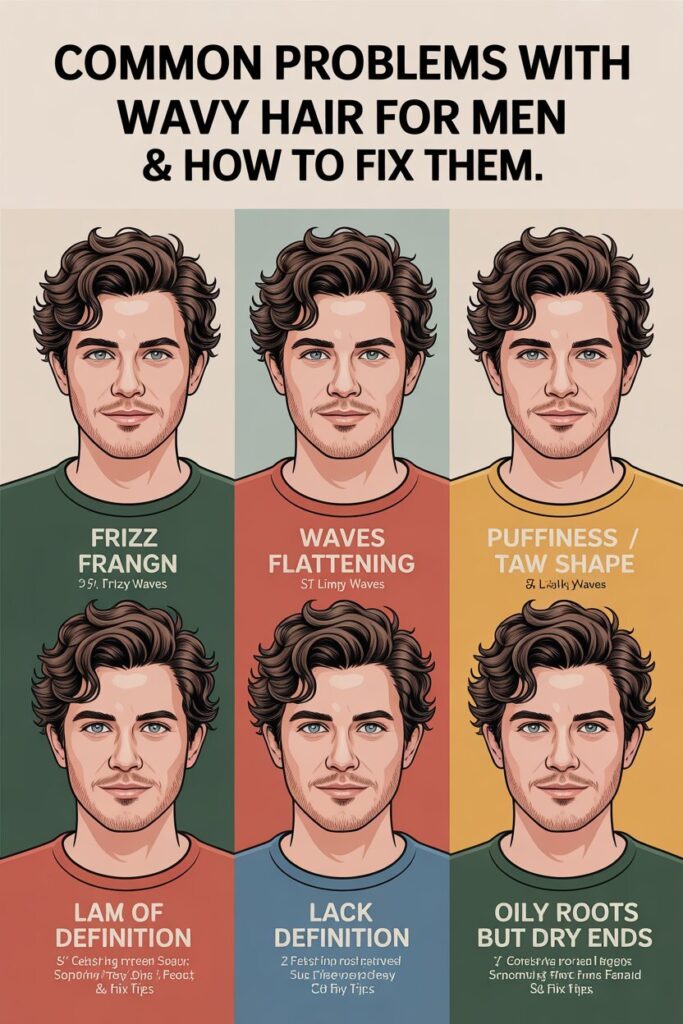 Common Problems with Wavy Hair for Men & How to Fix Them