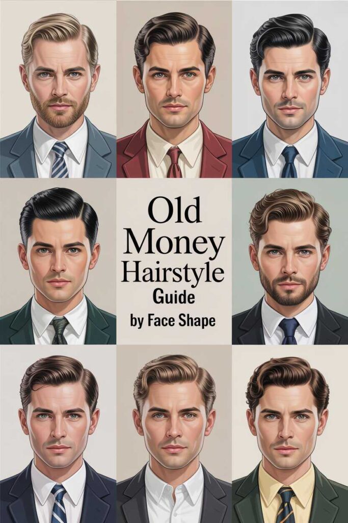 Old Money Hairstyle Guide by Face Shape