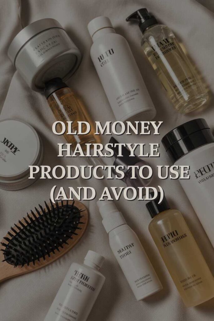Old Money Hairstyle Products to Use (and Avoid)