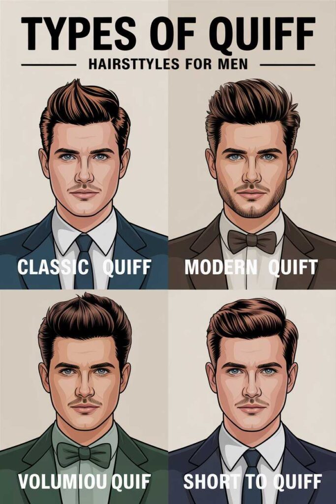 Types of Quiff Hairstyles for Men