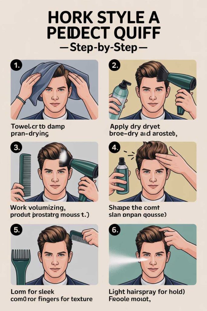 How to Style a Perfect Quiff Step-by-Step