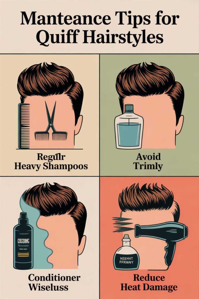 Maintenance Tips for Quiff Hairstyles