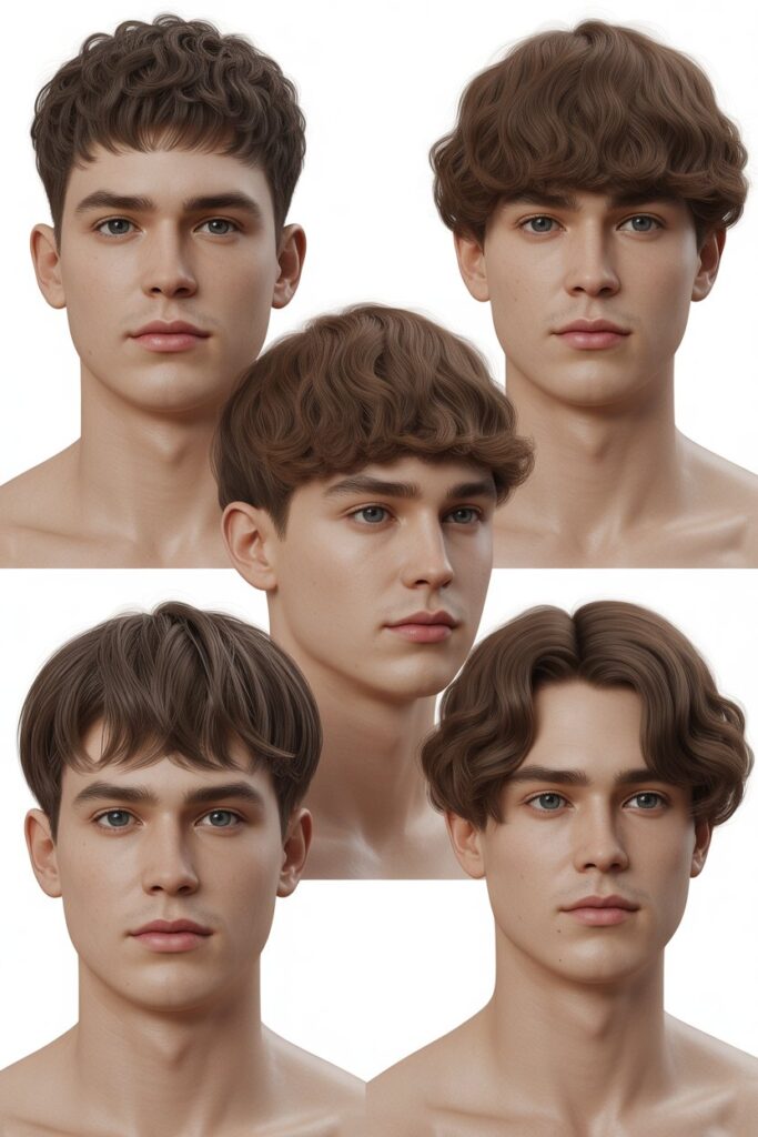 Short Wavy Hair for Different Face Shapes