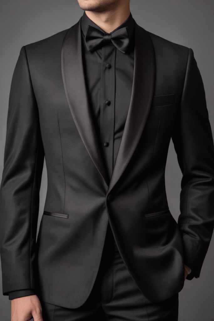 The Classic All-Black Prom Tuxedo