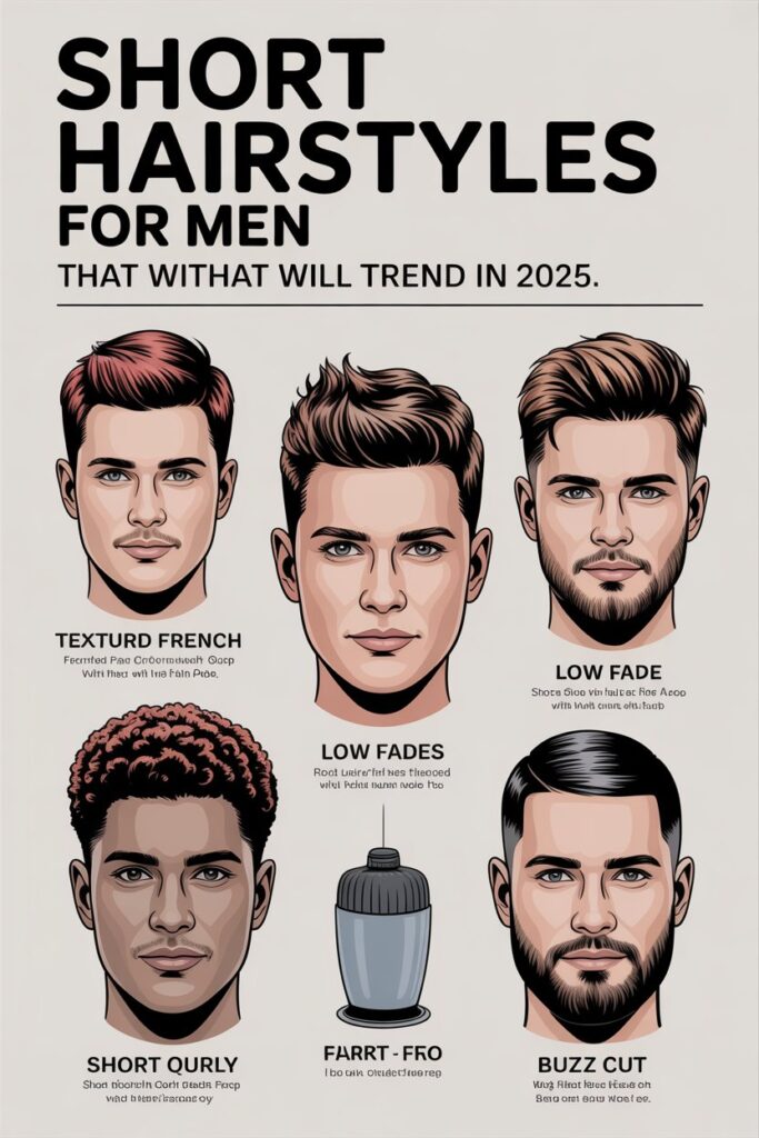 Short Hairstyles for Men That Will Trend in 2025