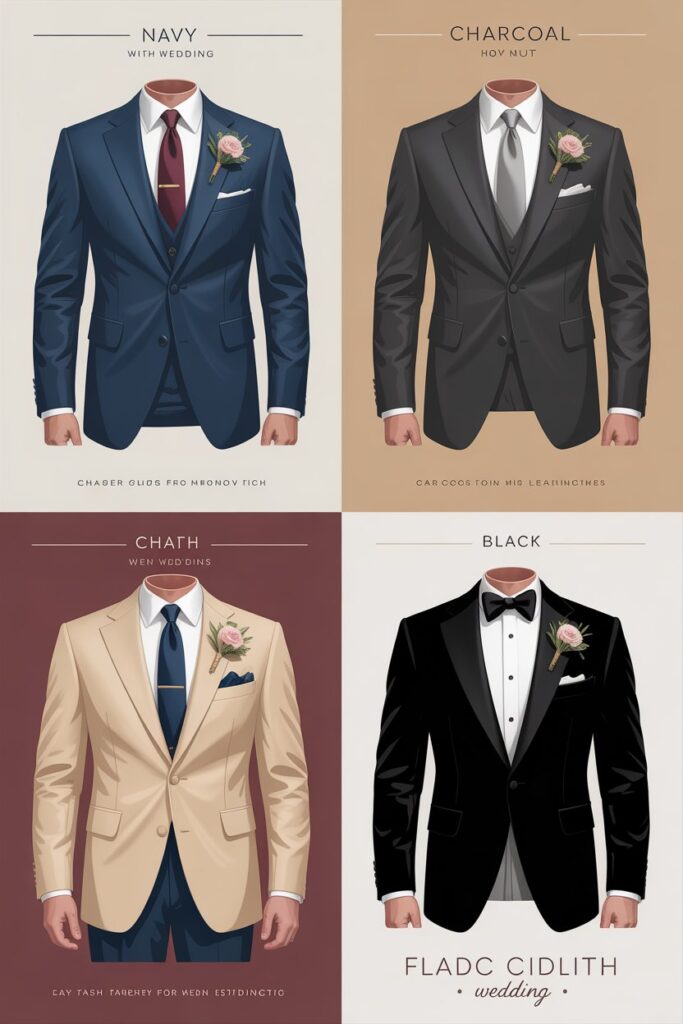 Color Combinations for Wedding Outfits