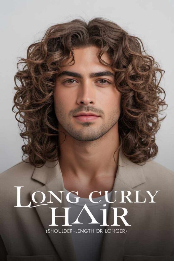 Long Curly Hair (Shoulder-Length or Longer)