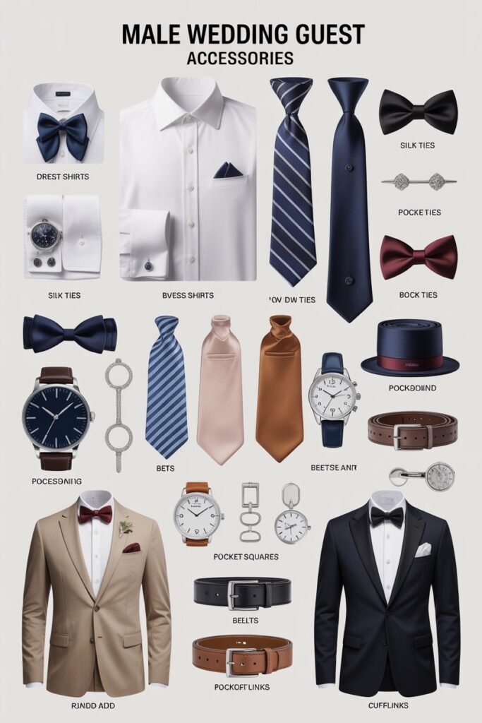 Shirts, Ties, and Accessories: Elevating Your Wedding Look