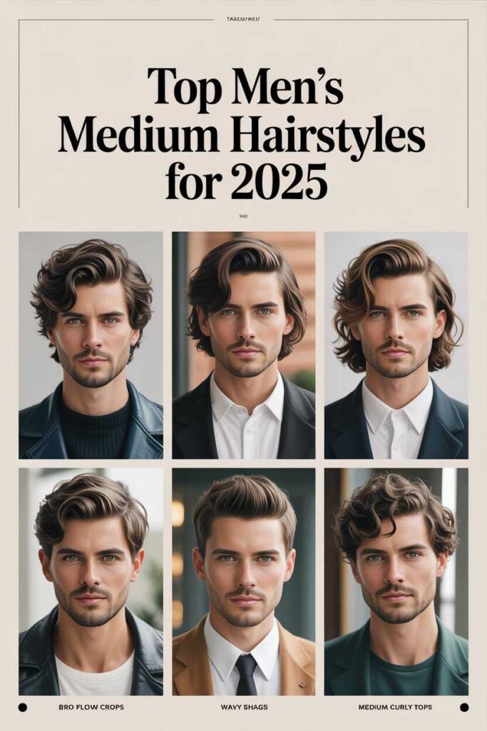 Top Men’s Medium Hairstyles for 2025