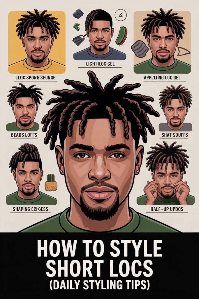 How to Style Short Locs (Daily Styling Tips)
