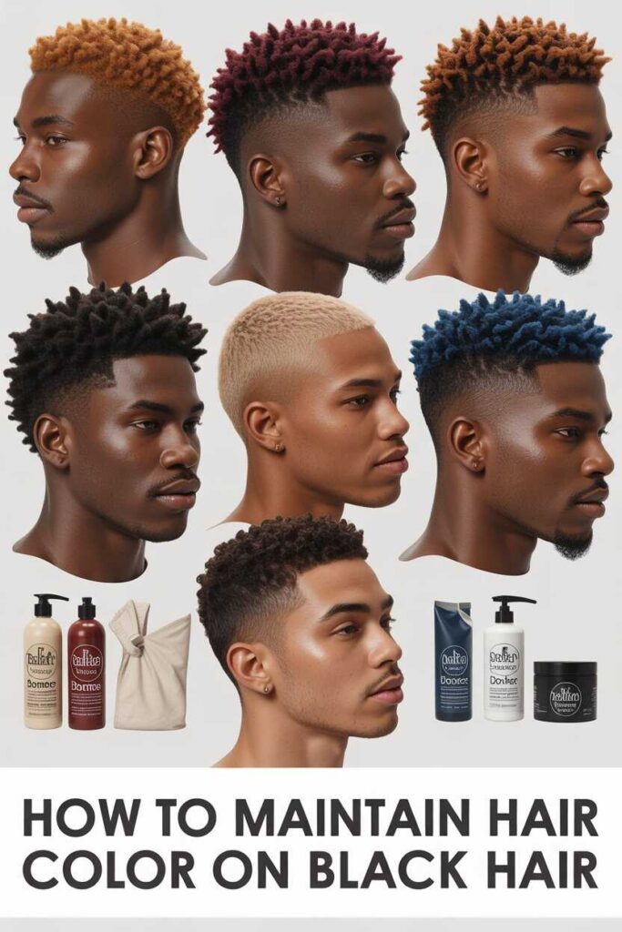 How to Maintain Hair Color on Black Hair