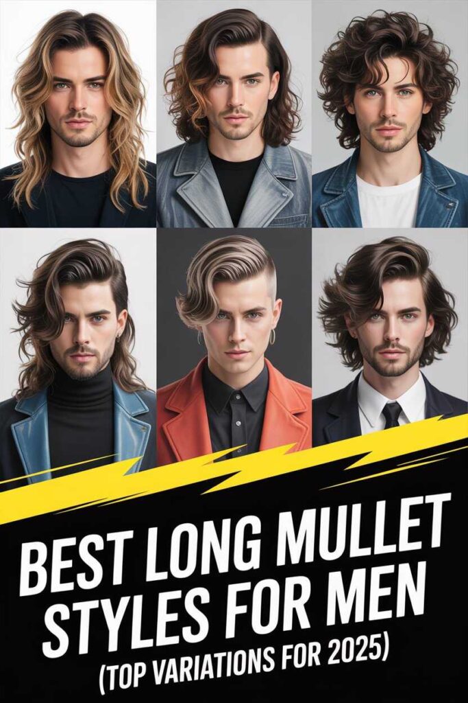 Best Long Mullet Styles for Men (Top Variations for 2025)