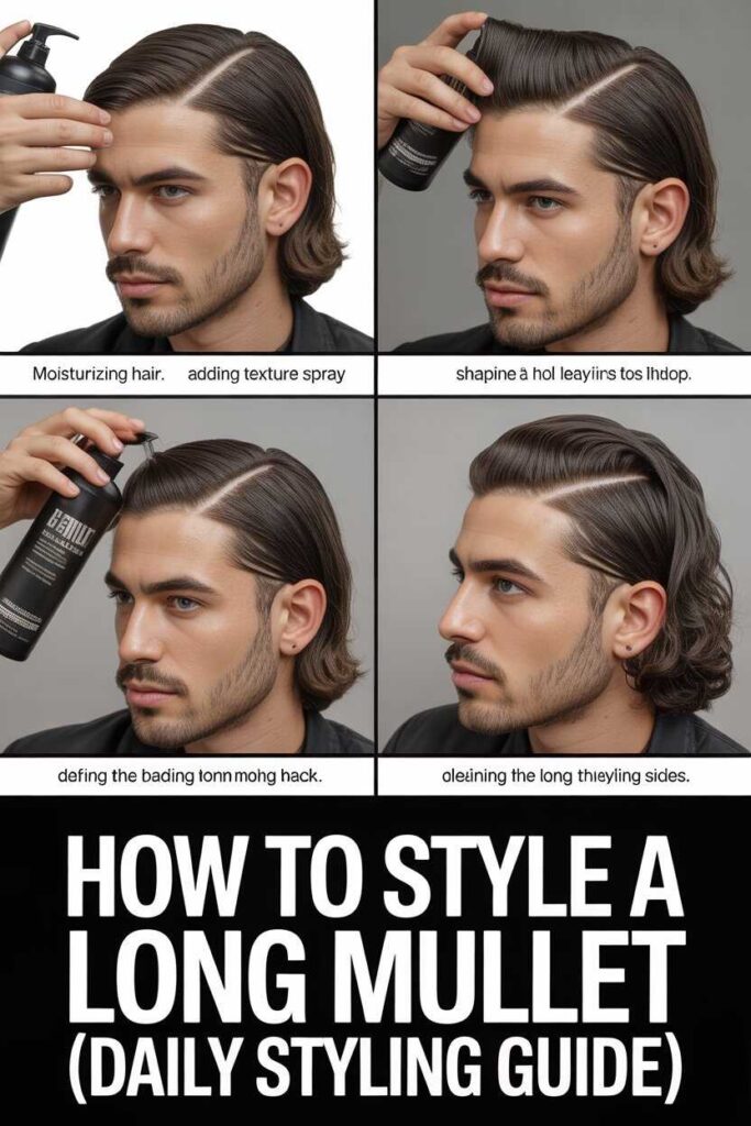 How to Style a Long Mullet (Daily Styling Guide)