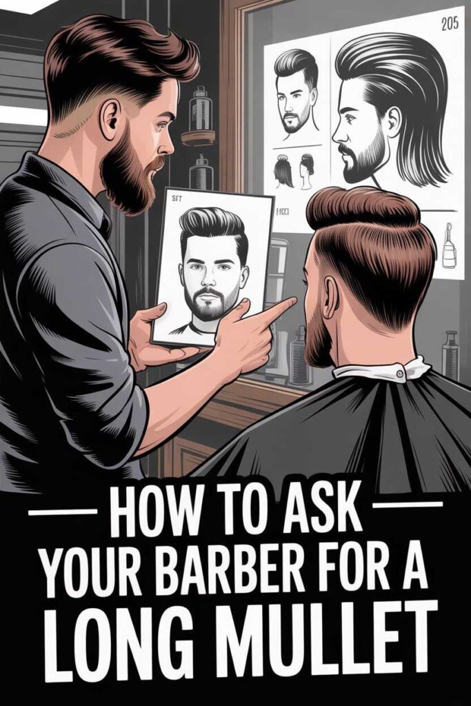 How to Ask Your Barber for a Long Mullet