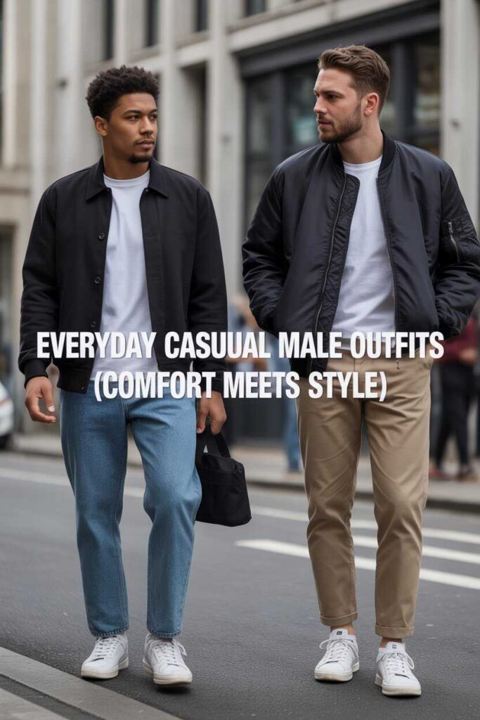Everyday Casual Male Outfits (Comfort Meets Style)