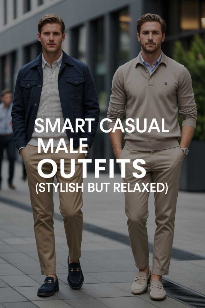 Smart Casual Male Outfits (Stylish but Relaxed)
