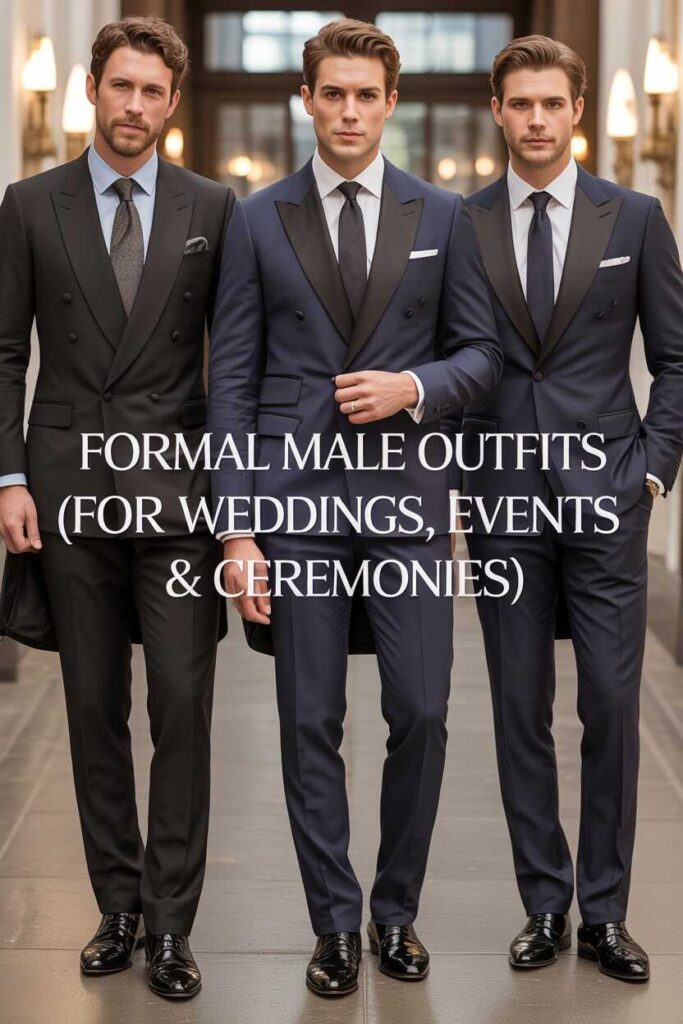 Formal Male Outfits (For Weddings, Events & Ceremonies)