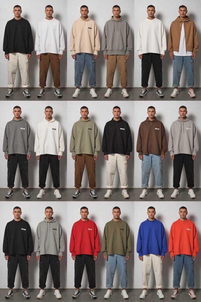 Best Colors for Streetwear Men Outfits