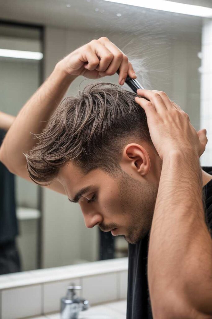 How to Style a Wolf Cut for Men (Daily Styling Guide)