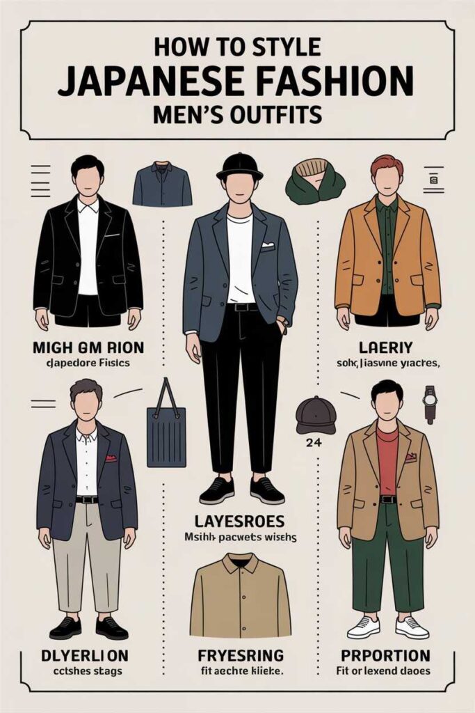 How to Style Japanese Fashion Men’s Outfits