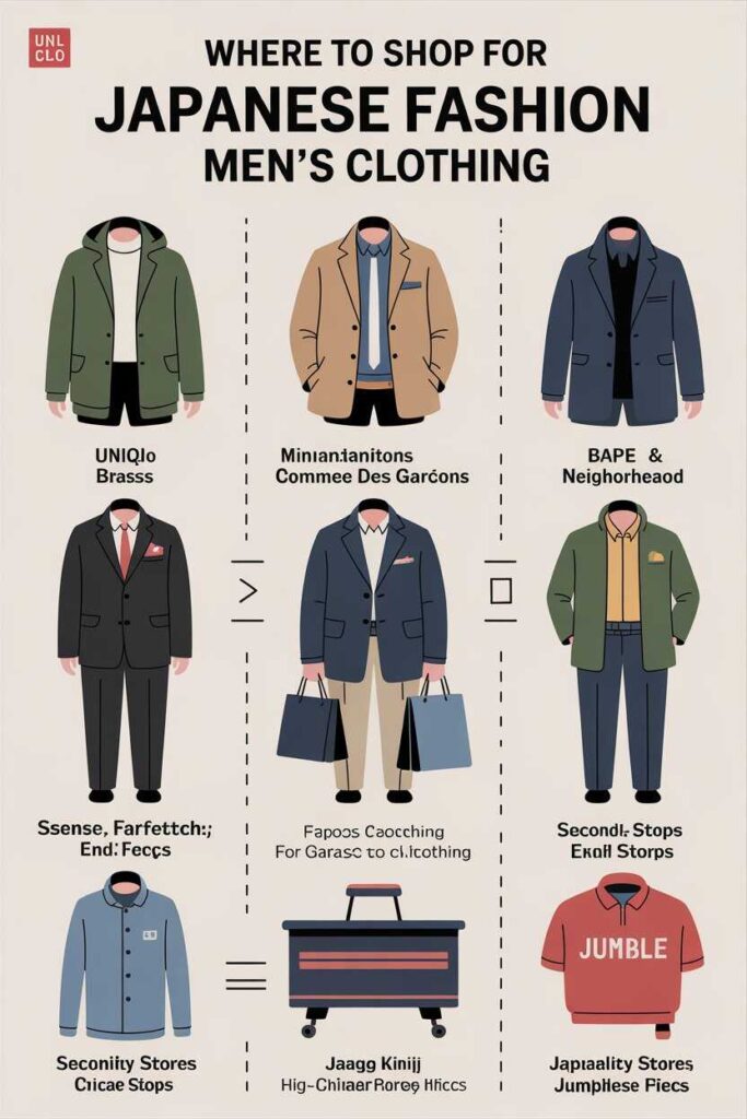 Where to Shop for Japanese Fashion Men’s Clothing