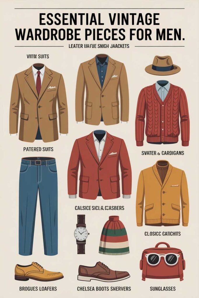 Essential Vintage Wardrobe Pieces for Men