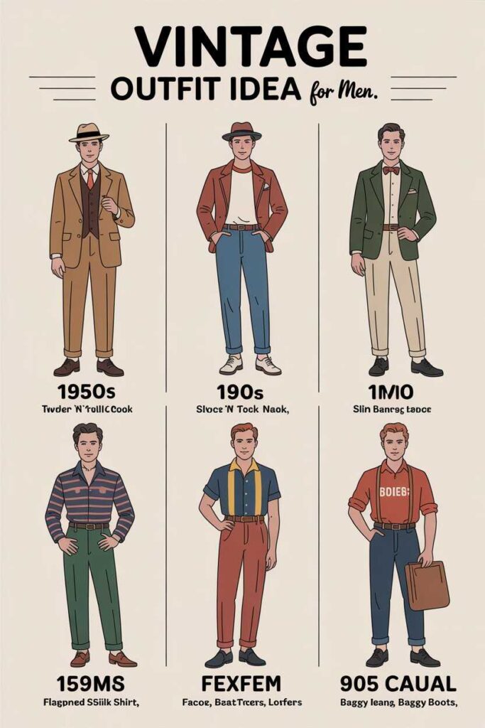 Vintage Outfit Ideas for Men