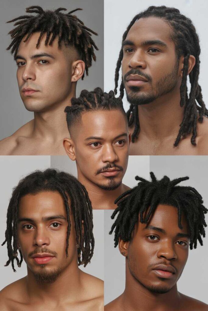 Loc Styles for Men Based on Face Shape