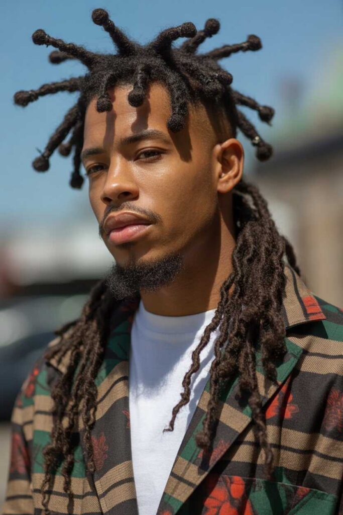 Loc Styles for Men in Fashion and Culture