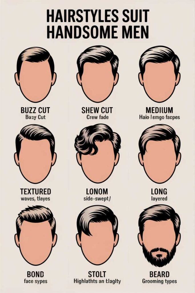 Hairstyles That Suit Handsome Men