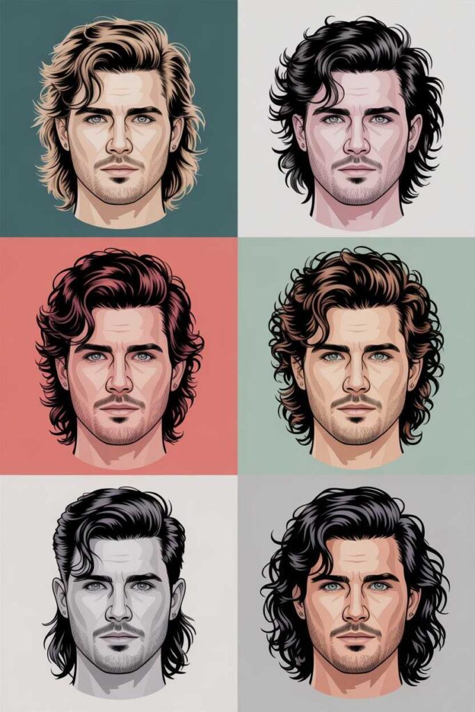 Popular Mullet Hairstyle Variations for Men