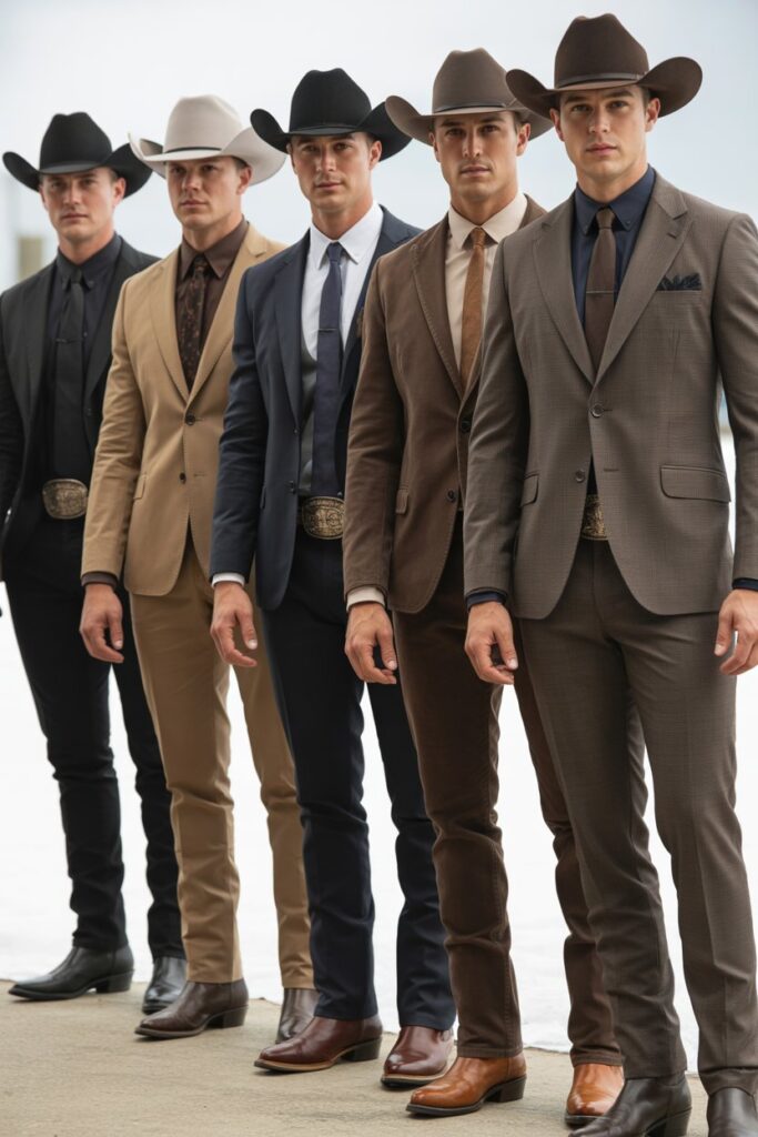 Color Combinations for Formal Cowboy Outfits