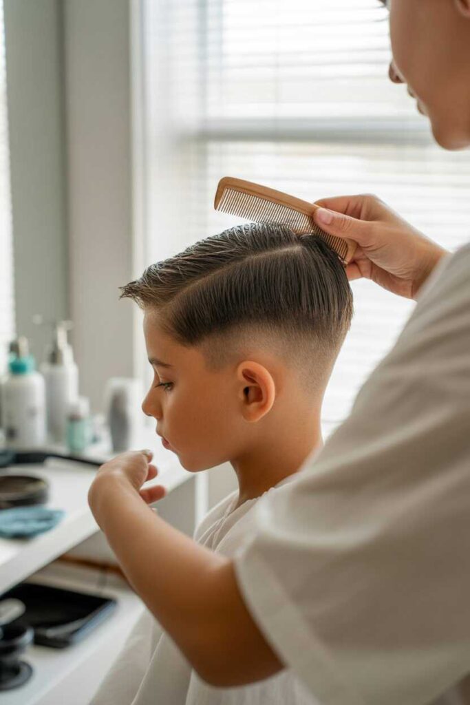 How to Maintain a Fade Haircut for Boys