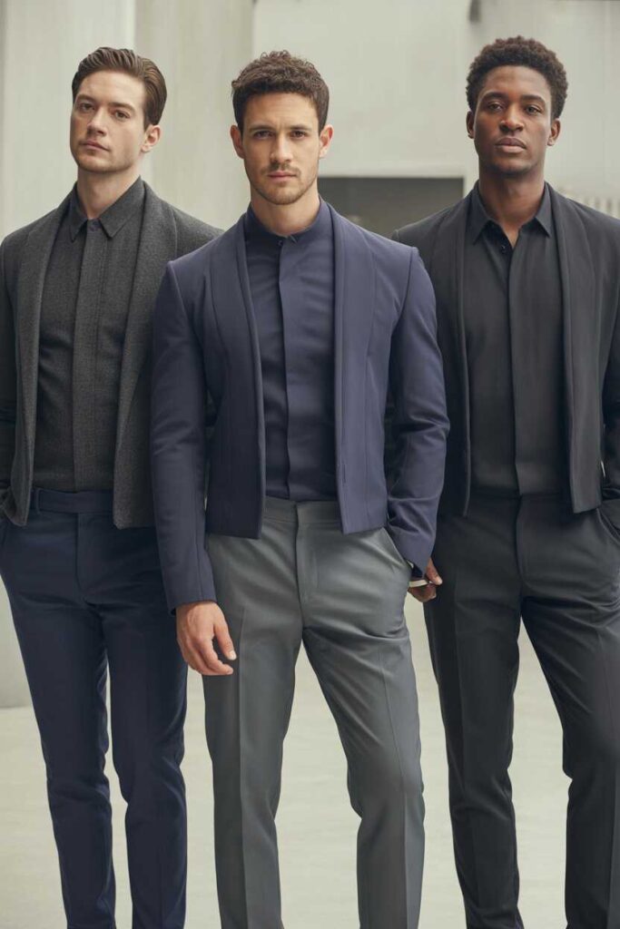 Semi Formal Men Outfit by Body Type