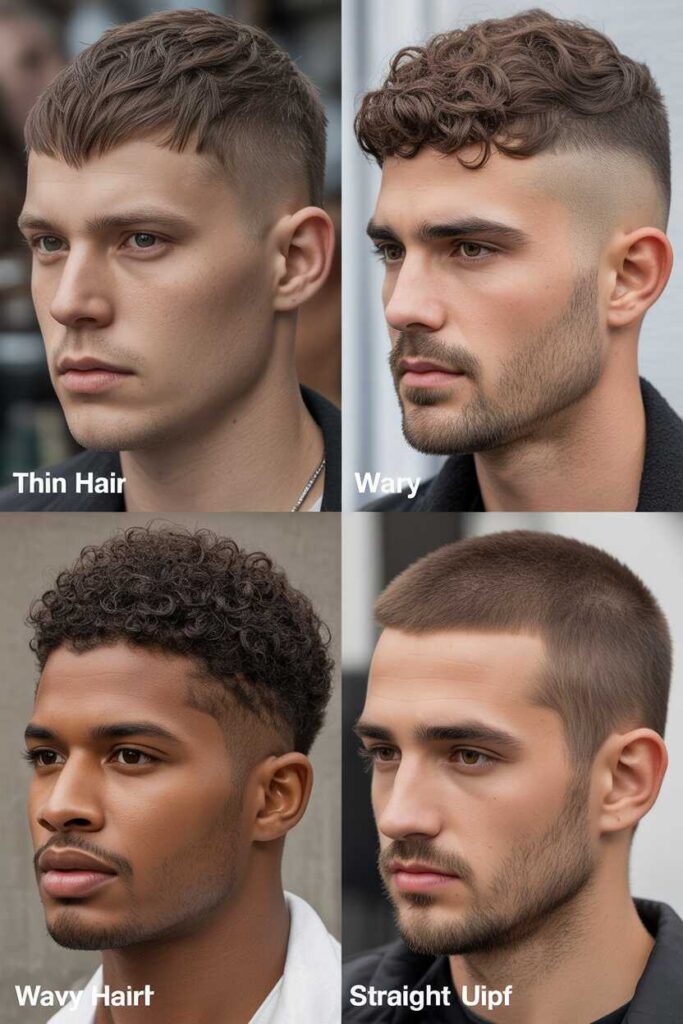 Short Hairstyle Men Based on Hair Type