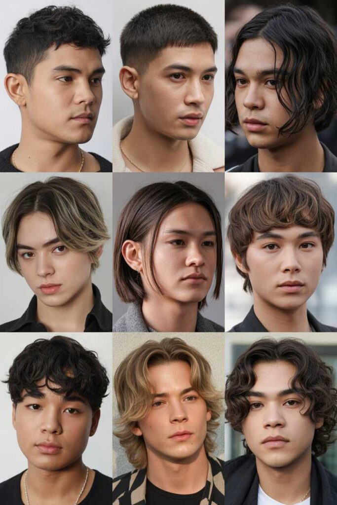 Haircuts for Men with Round Faces