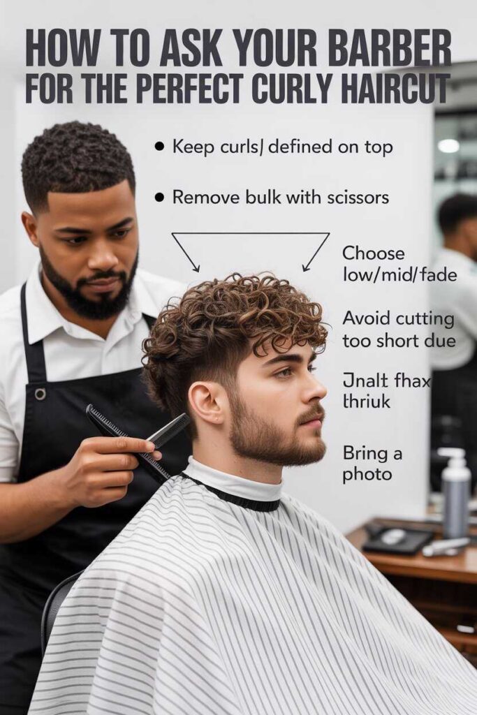 How to Ask Your Barber for the Perfect Curly Haircut