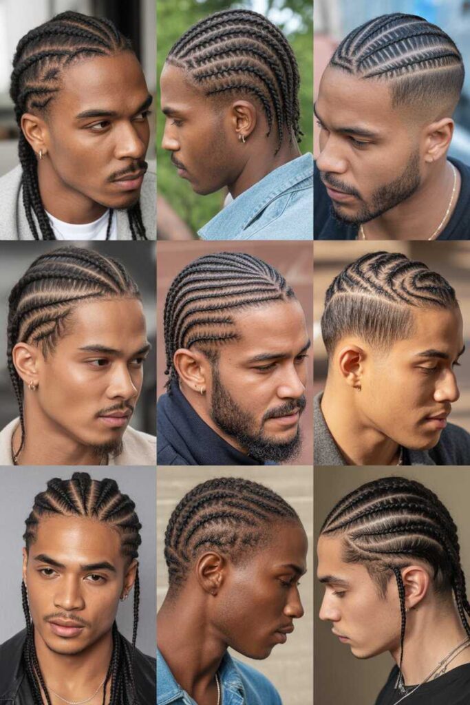 Types of Cornrow Styles for Men