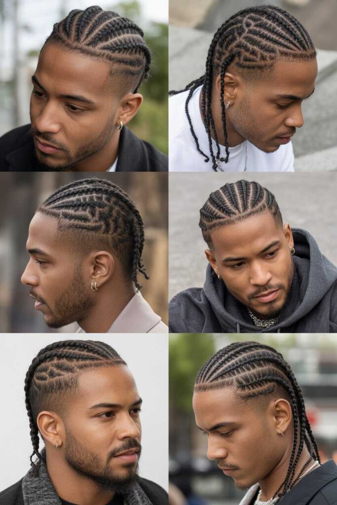 Styling Cornrows for Men