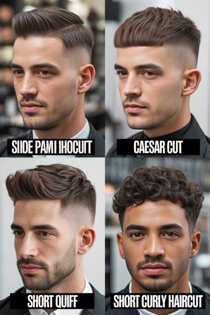 Side Part Short Haircut