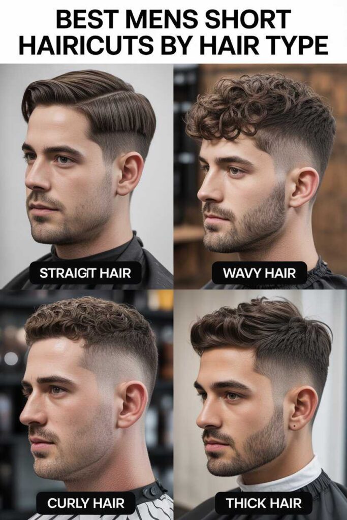 Best Mens Short Haircuts by Hair Type