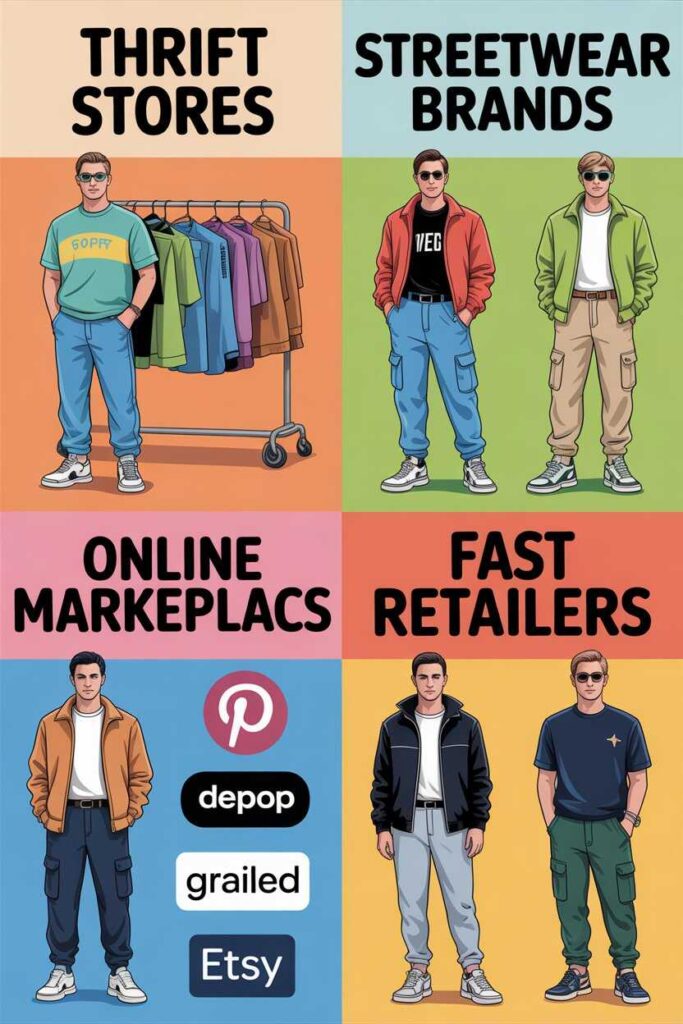 Where to Shop for Y2K Outfits Men