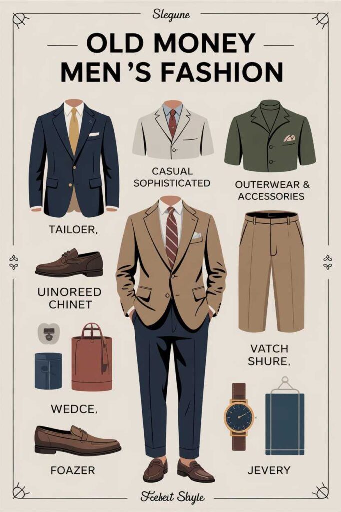 Old Money Men’s Fashion Key Elements