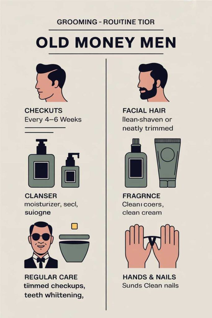 Grooming Routine for Old Money Men