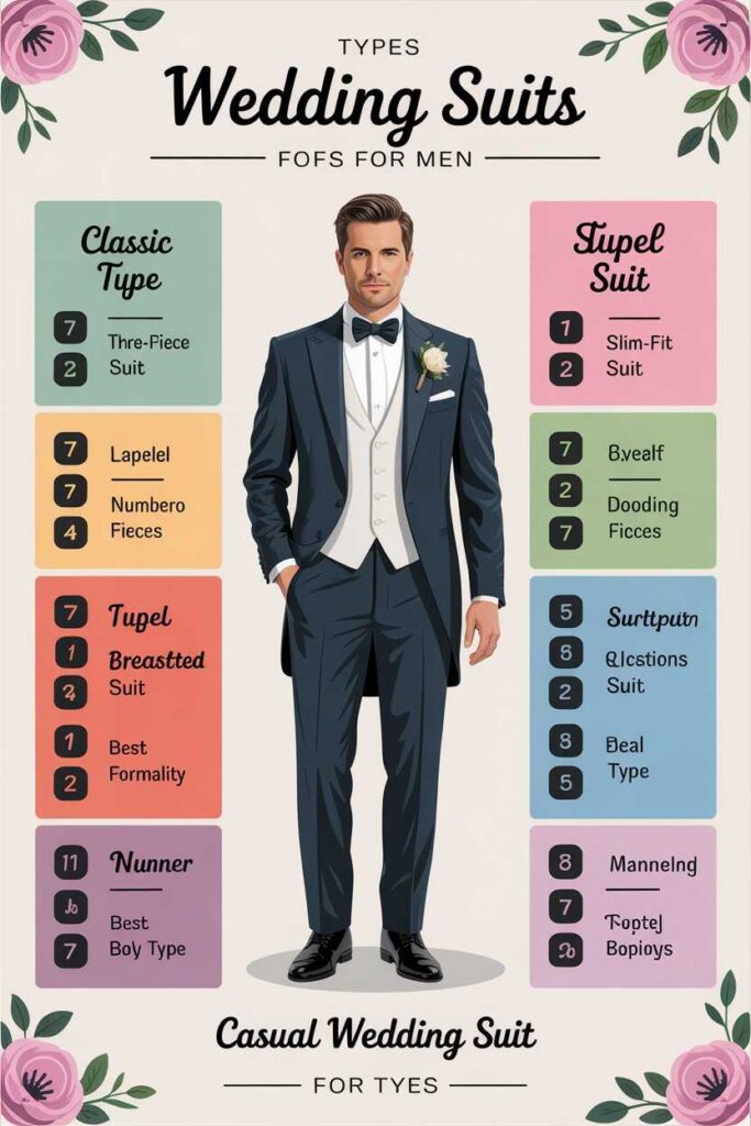 Types of Wedding Suits for Men