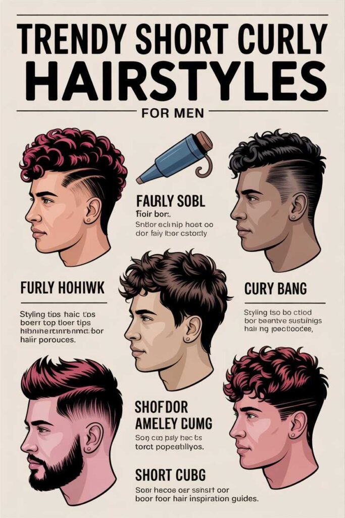 Trendy Short Curly Hairstyles